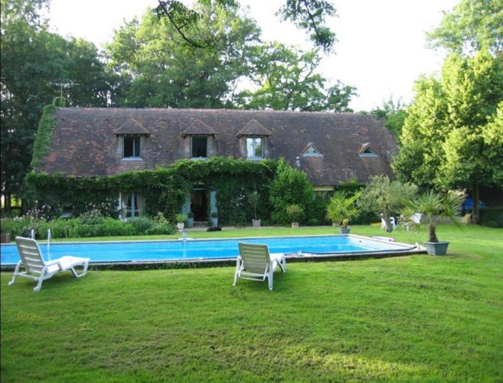 Logis De La Paqueraie Bed and Breakfast Saint-Branchs Eksteriør billede